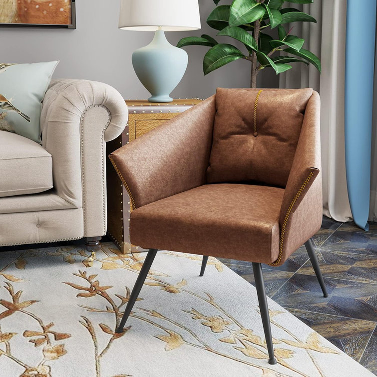 Oliver Chaise avec accoudoirs moderne simple pour le salon